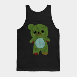 Zombie creepy kawaii teddy bear Tank Top